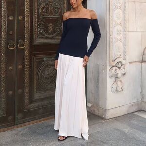 Two toned maxi dress